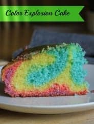 Color Explosion Cake