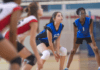 School Sports Injuries: Prevention & Treatment Tips A schoolgirl playing volleyball.